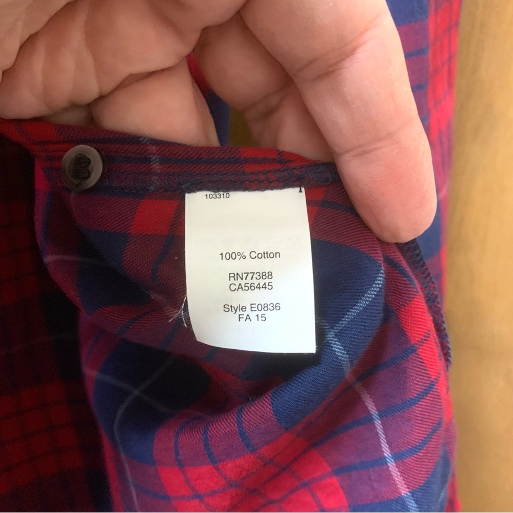 Madewell Oversized Boyshirt in Edina Plaid size S - Picture 5 of 5